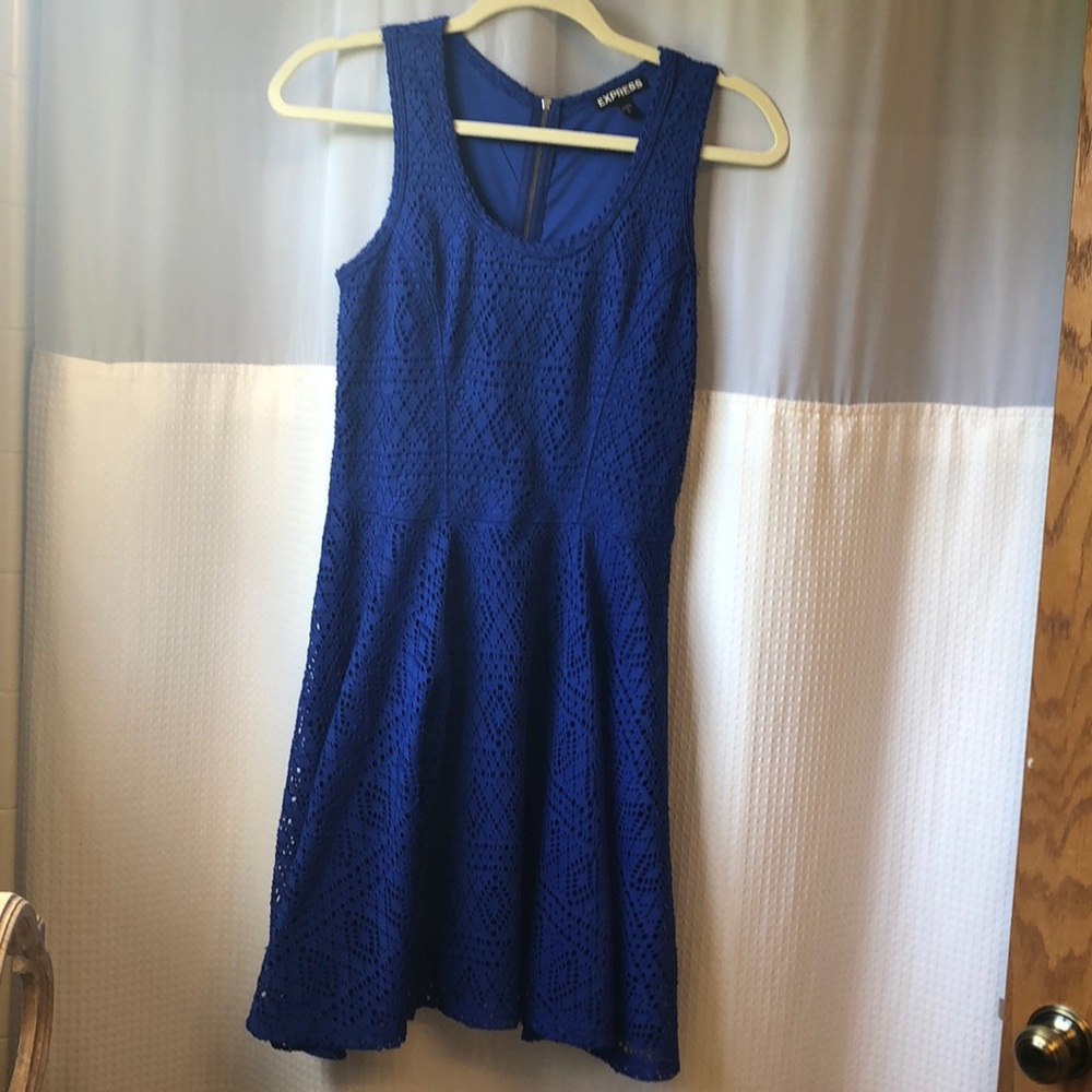 Express Blue Dress